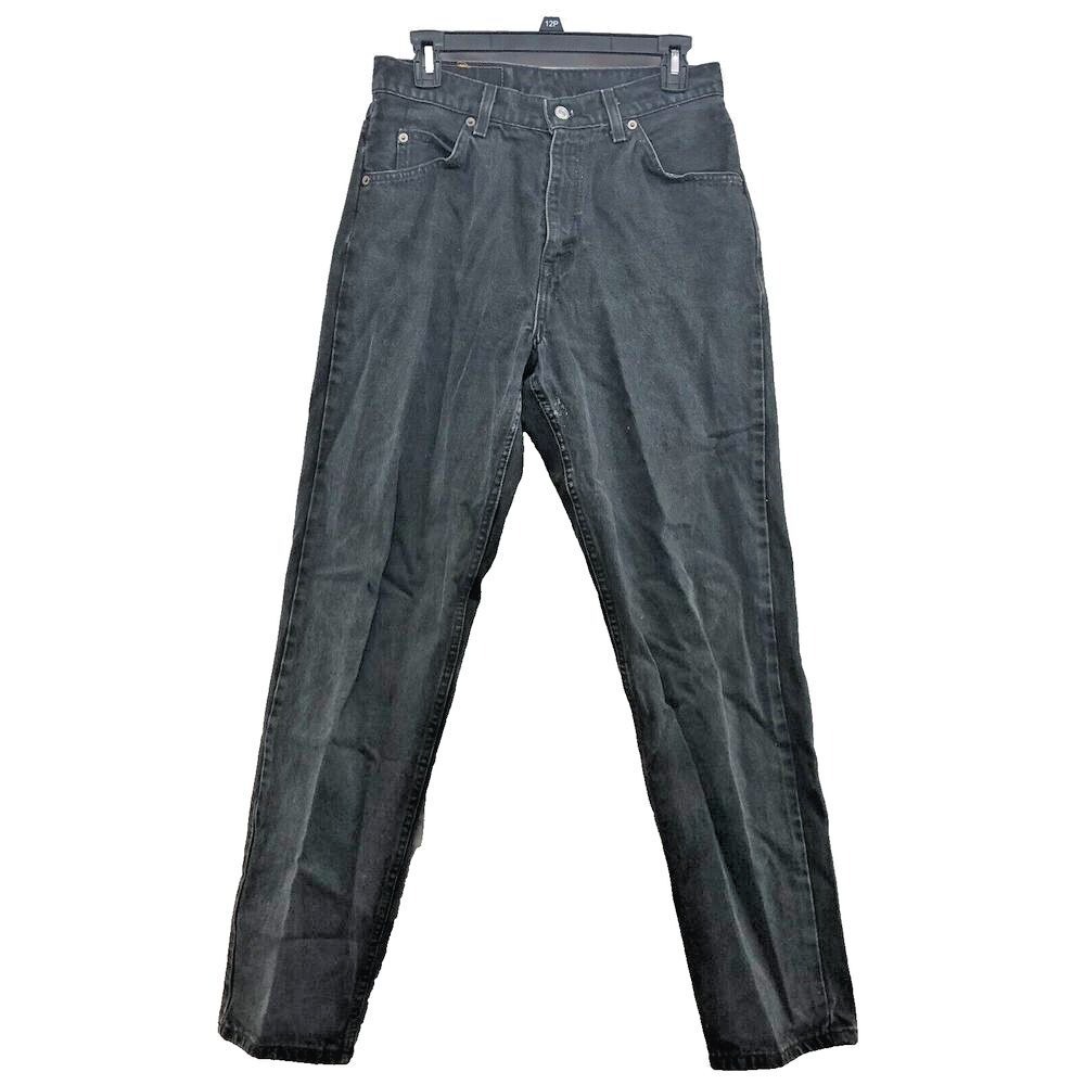 Vintage Levis‎ 962 Loose Fit Straight Leg Black Jeans Size 11 Juniors Orange Tag